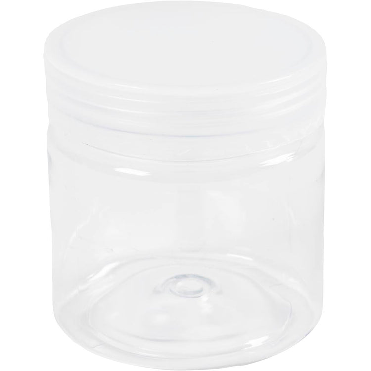 Pots de conservation en plastique Creativ company, h : 7 cm, d 6,5 cm, 180 ml, 10 pièces 1 boîte