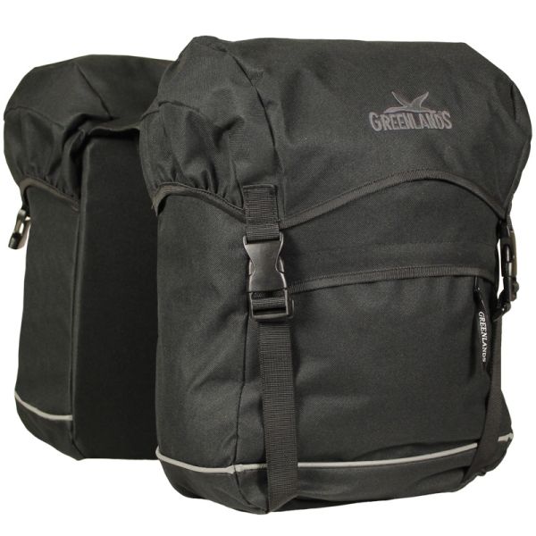 Greenlands Double bicycle bag Travel Bag 40 litres 30 x 37 x 17 (2x) black