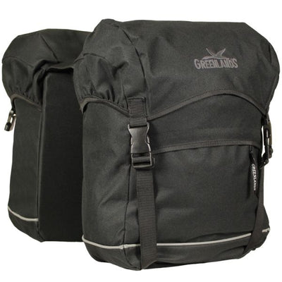 Greenlands Double bicycle bag Travel Bag 40 litres 30 x 37 x 17 (2x) black