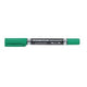 Marqueur permanent staedtler lumocolor permanent duo 348 vert