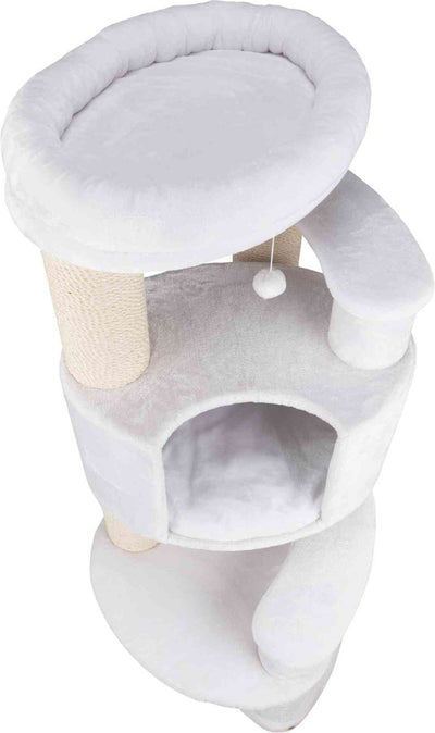 Trixie Arbre à chat Zita xxl - Arbre à chat robuste avec abri et plateformes - 64x64x147 cm