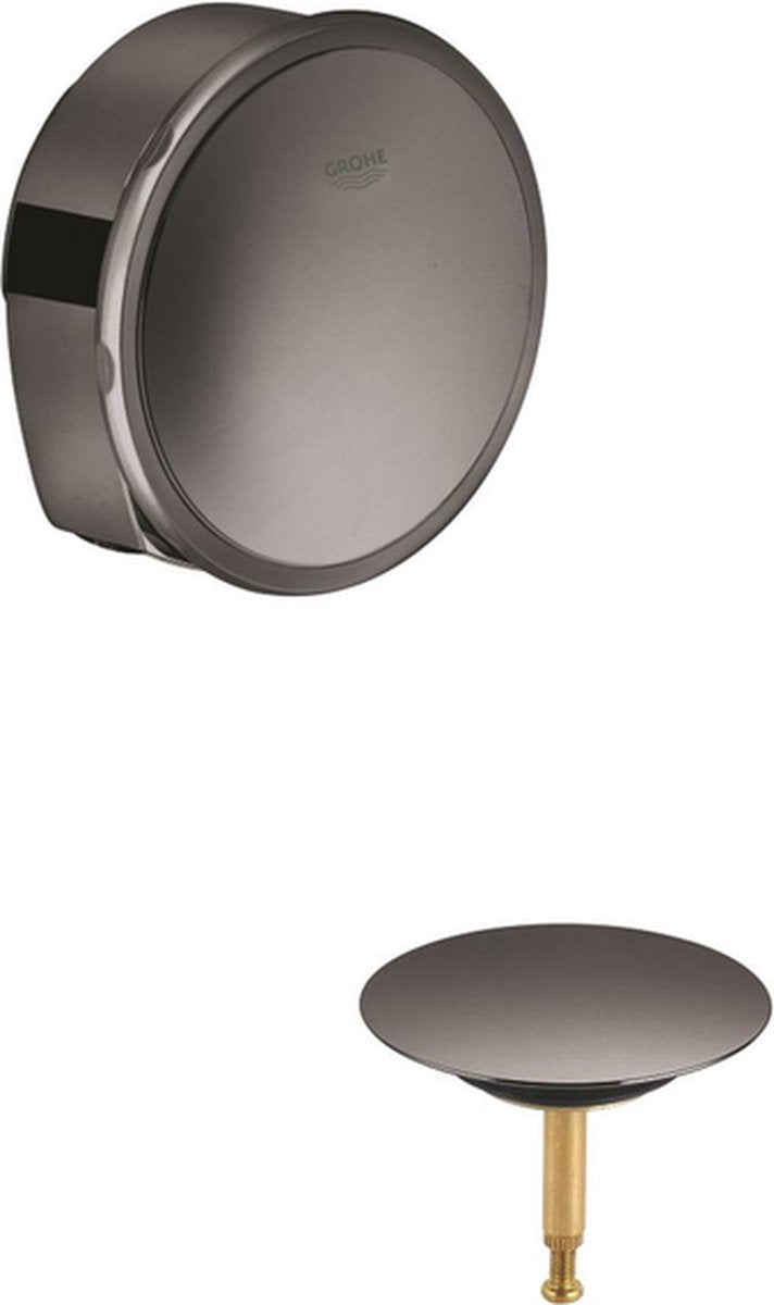 Ensemble de couvercles Grohe talentofill - pour déchets de bain - graphite dur