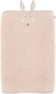 Housse Trixie pour matelas à langer - mrs. lapin - matelas à langer doux 70x45cm - 100% coton bio - rose