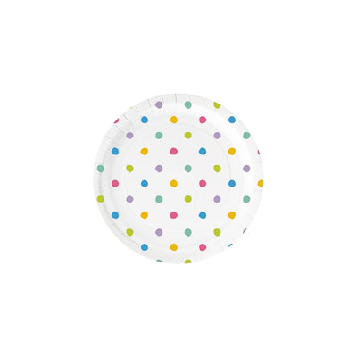 Assiettes Paperdreams - pois de fête 6 pcs