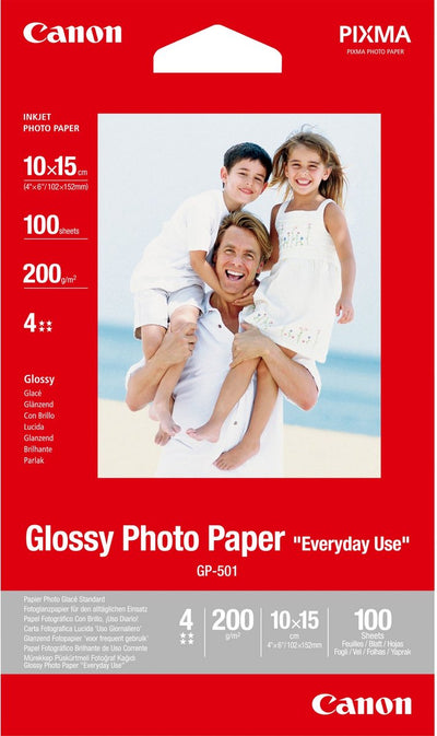 Canon gp-501 - papier photo - 10 x 15 cm - 100 feuilles