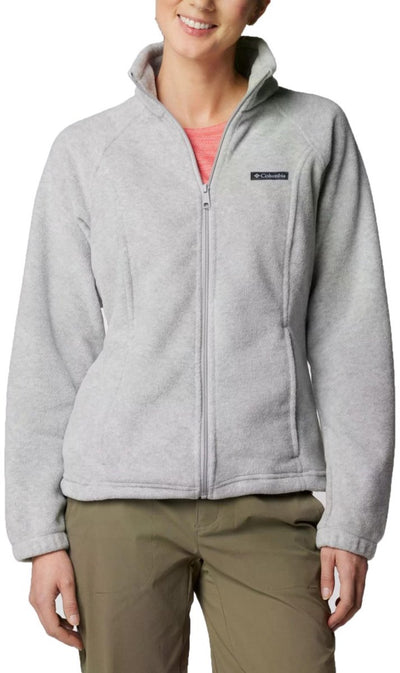 Pull outdoor femme Columbia benton springs™ zippé - gris cirrus chiné