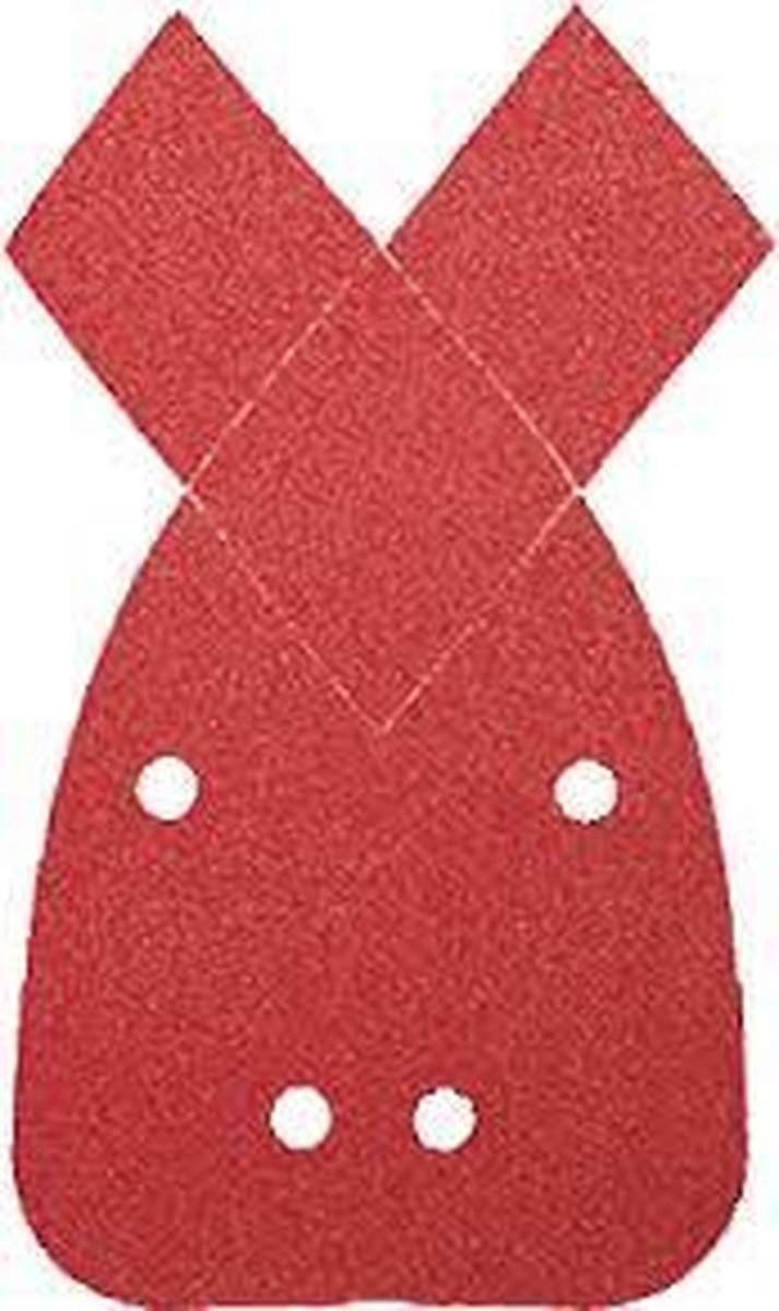 Jeu de feuilles abrasives Bosch 5 pièces pour ponceuses multiples 95 x 135 mm - grain 80