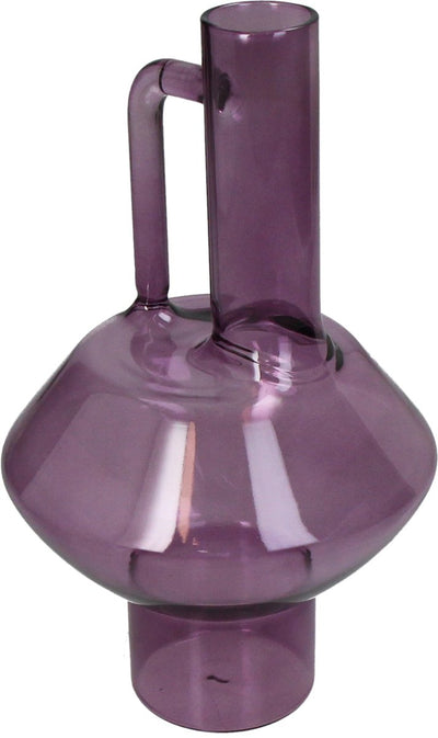 Vase collection HD verre lilas 12,7x12,7x21,5cm