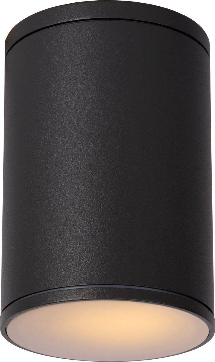 Lucide tubix - spot de plafond (plafonnier) intérieur extérieur - ø 10,8 cm - 1xe27 - ip54 - anthracite