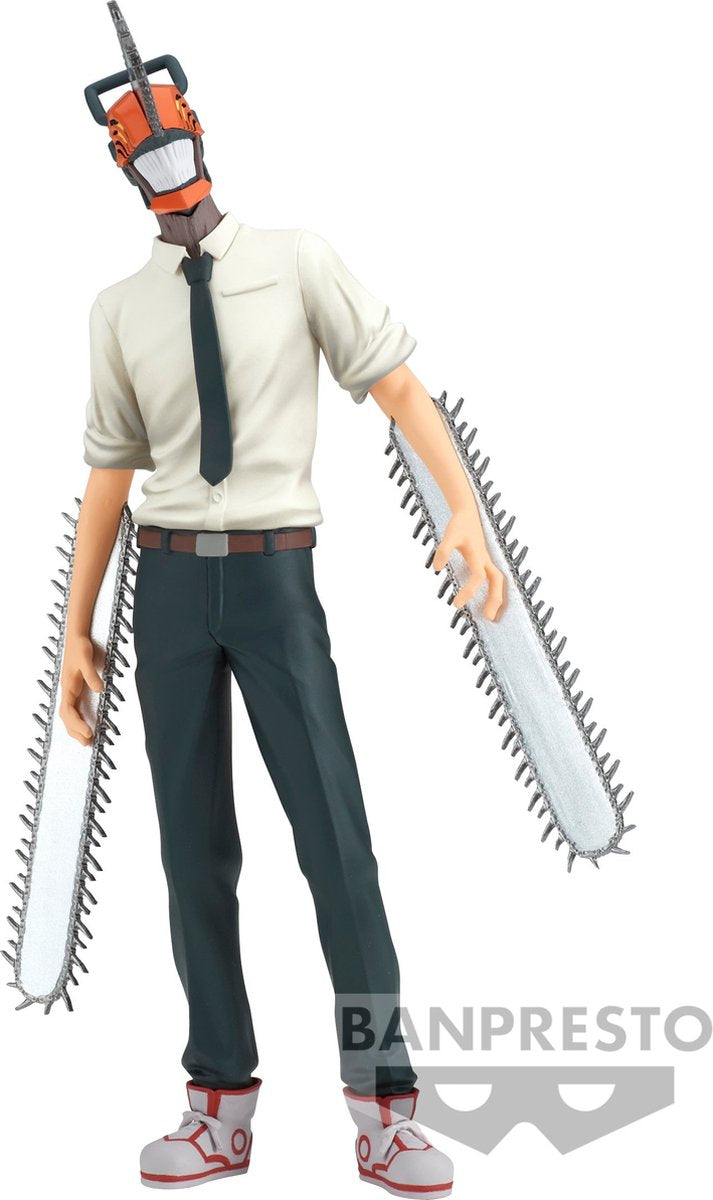 Banpresto co., ltd. homme à la tronçonneuse - chain spirits vol.5 - statue d'homme à la tronçonneuse 16cm