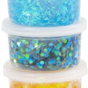 Creativ company pâte à paillettes, harmonie bleu vert, 3x60 gr 1 boîte