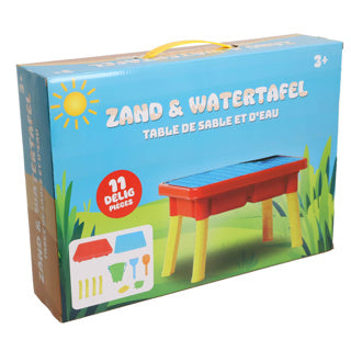Table d'eau de sable 32x43x28 ​​cm 9 fête