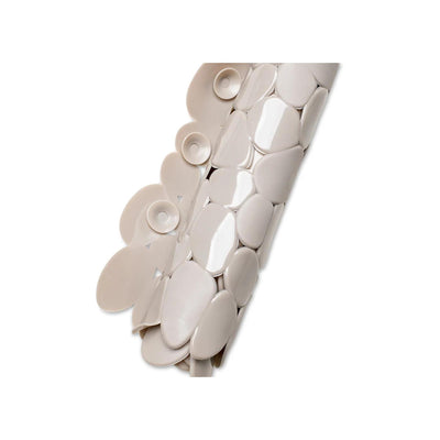 Wicotex tapis de bain pierres antidérapantes 68x35cm taupe