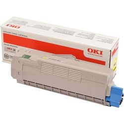 Cartouche de toner oki c612 jaune