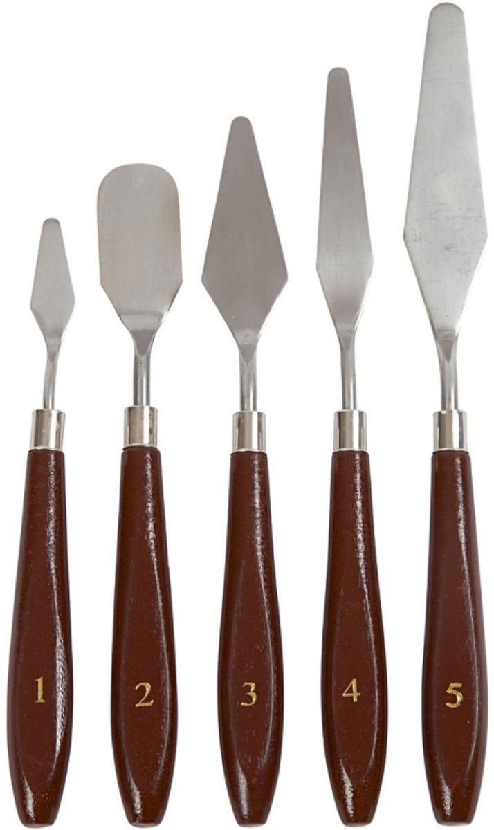 Creativ Company Palet Knife Set, 5e.