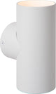 Lucide bondi - applique murale spot - 2xgu10 - blanc