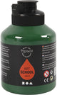 Peinture acrylique Creativ company, semi-brillante, semi-transparente, vert foncé, 500 ml 1 flacon