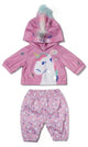 Tenue bébé né licorne 43 cm | 2 pièces