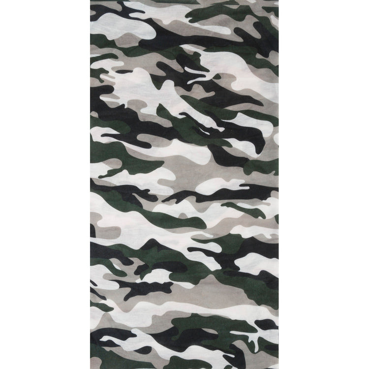 Cagoule bandana rayures blanches M-wave