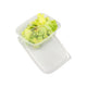 Récipient en plastique rectangle 250 cc (50 pièces)