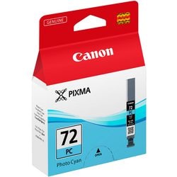 Cartouche d'encre canon pgi-72pc originale cyan