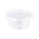 Récipient en plastique + couvercle transparent (250x 250cc)