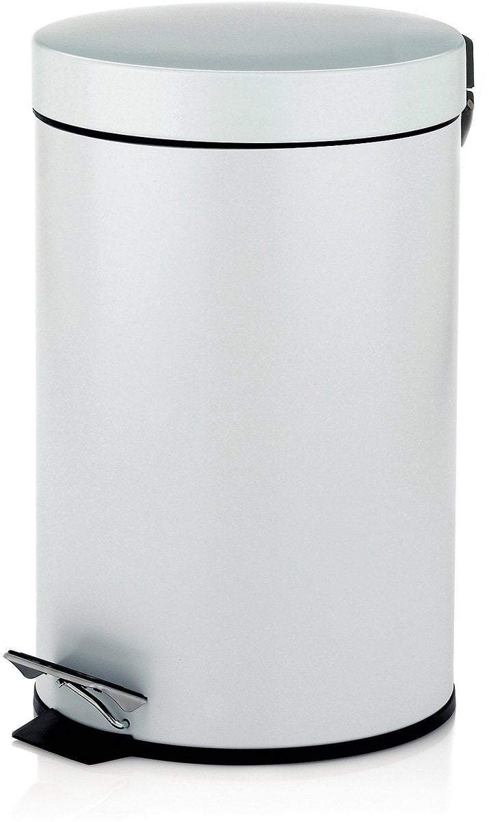 Poubelle à pédale Kela Monaco - 3 l - blanc -