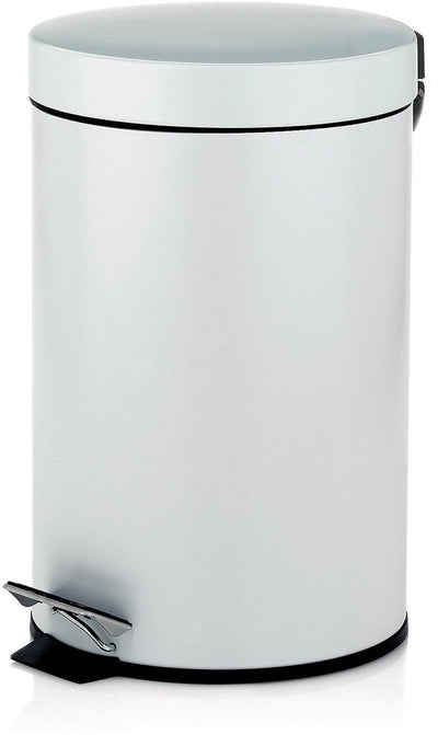 Poubelle à pédale Kela Monaco - 3 l - blanc -