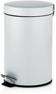 Poubelle à pédale Kela Monaco - 3 l - blanc -