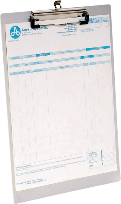 Westcott clipboard a4 - aluminum - ac-e17001