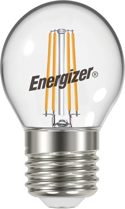 Lampe boule à filament LED économe en énergie Energizer - E27 - 5 watts - lumière blanc chaud - dimmable - 1 pièce