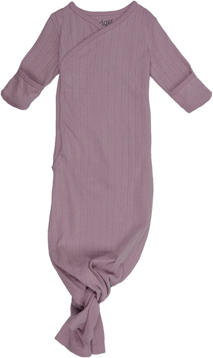 Lodger hopper - gigoteuse nouveau-né - violet - 0,3 tog - 62cm - coton biologique - hydrophile - gigoteuse bébé