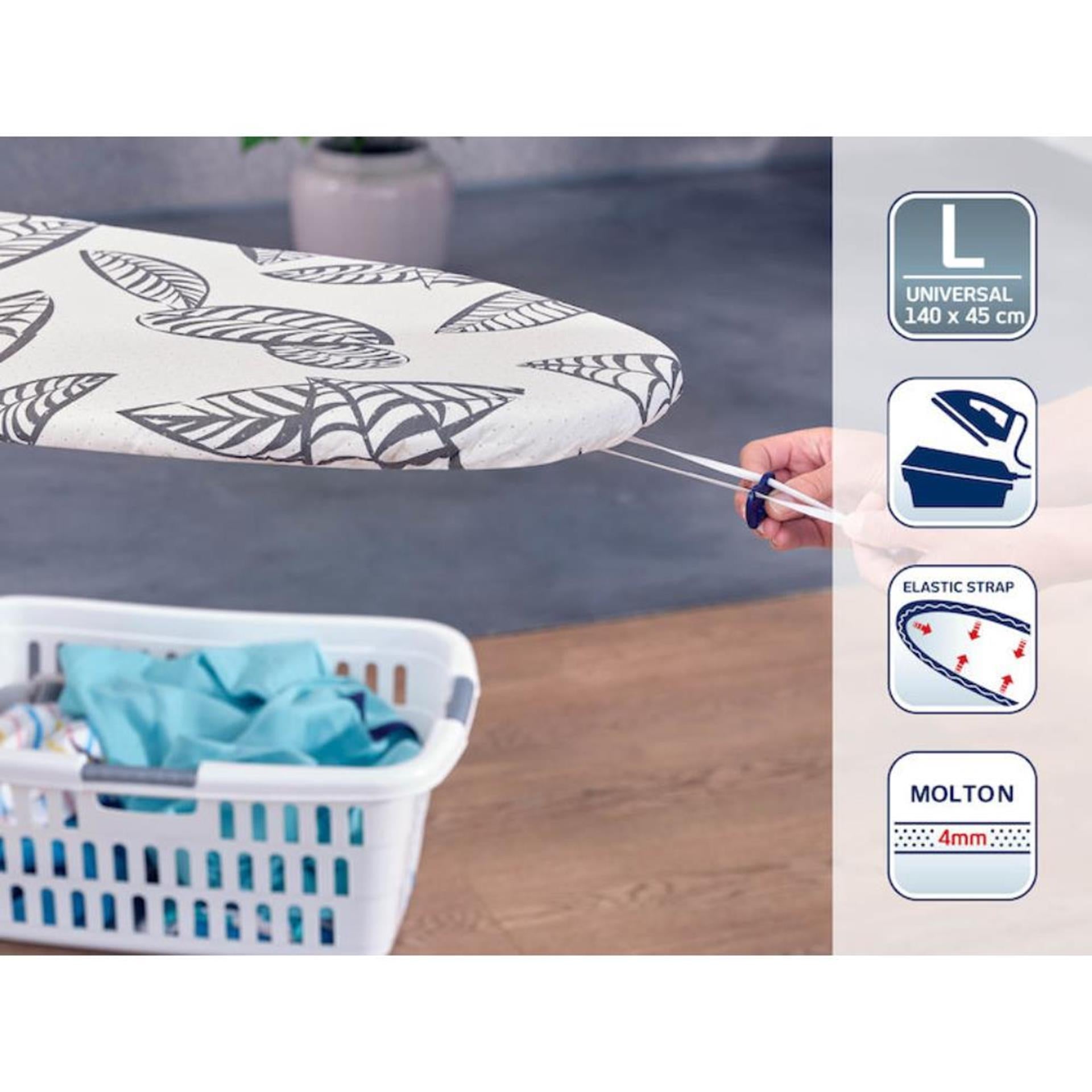 Leifheit Leifheit Ipering Board Cover Perfect Steam L 140x45 cm