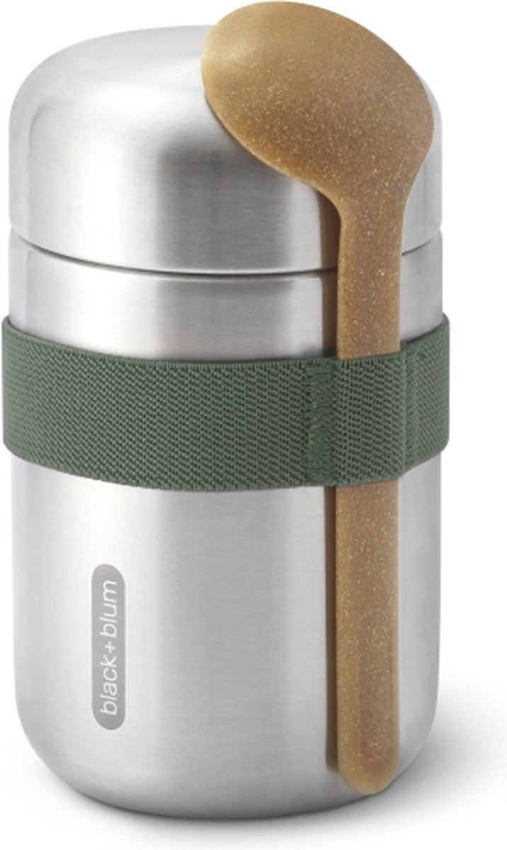 Black blum black+blum récipient alimentaire thermos en inox - 400ml - vert