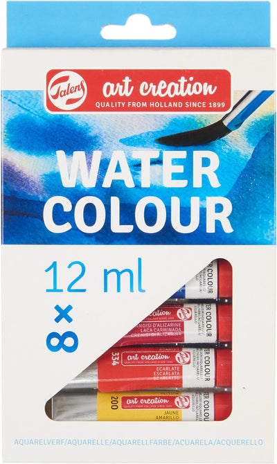 TALENS Art Creation Aquarel Paint Set 8x12ml