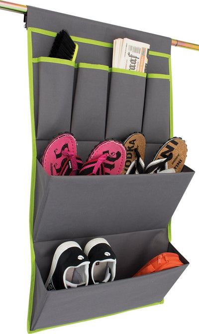 Organisateur de tente Eurotrail Bristol grand - anthracite et citron vert