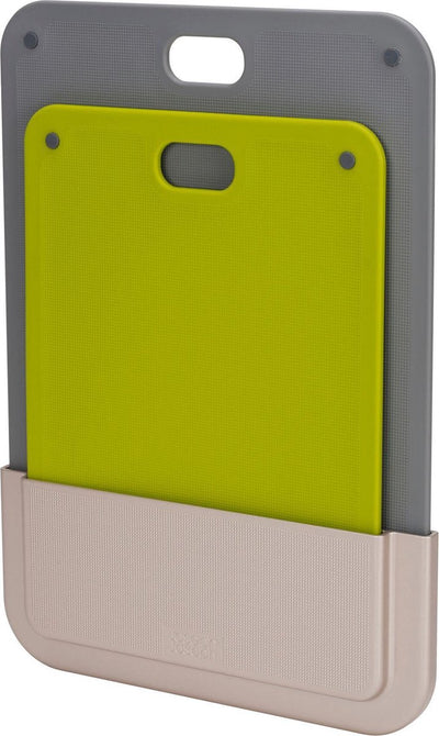 Joseph joseph - support de porte avec 2 planches à découper - polypropylène - multicolore