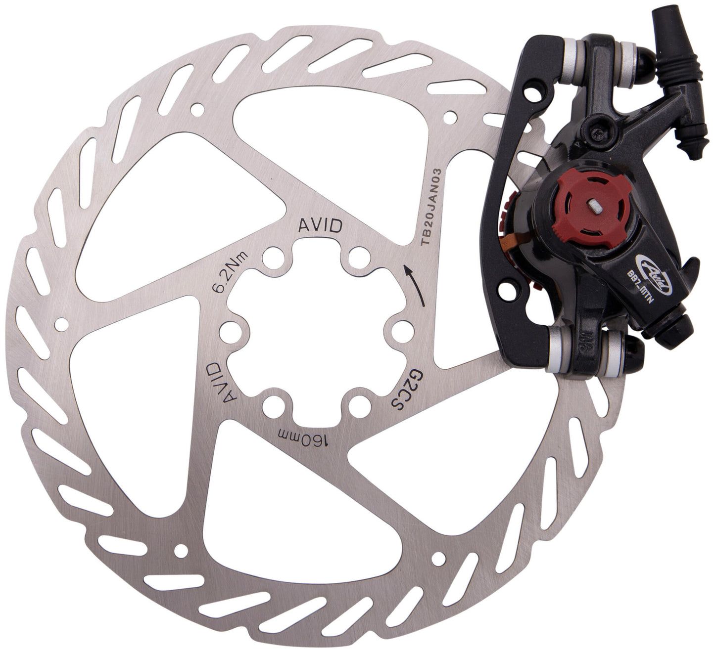 Disque passionné br. BB7 MTB 160 mm