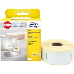 Avery Zweckform étiquettes d'adresse AS0722520 blanc permanent