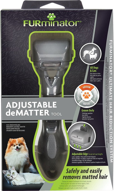 Outil de démêlage Furminator pour toilettage chien et chat