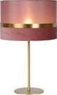 Lucide extravaganza tusse - lampe de table - ø 30 cm - 1xe14 - rose