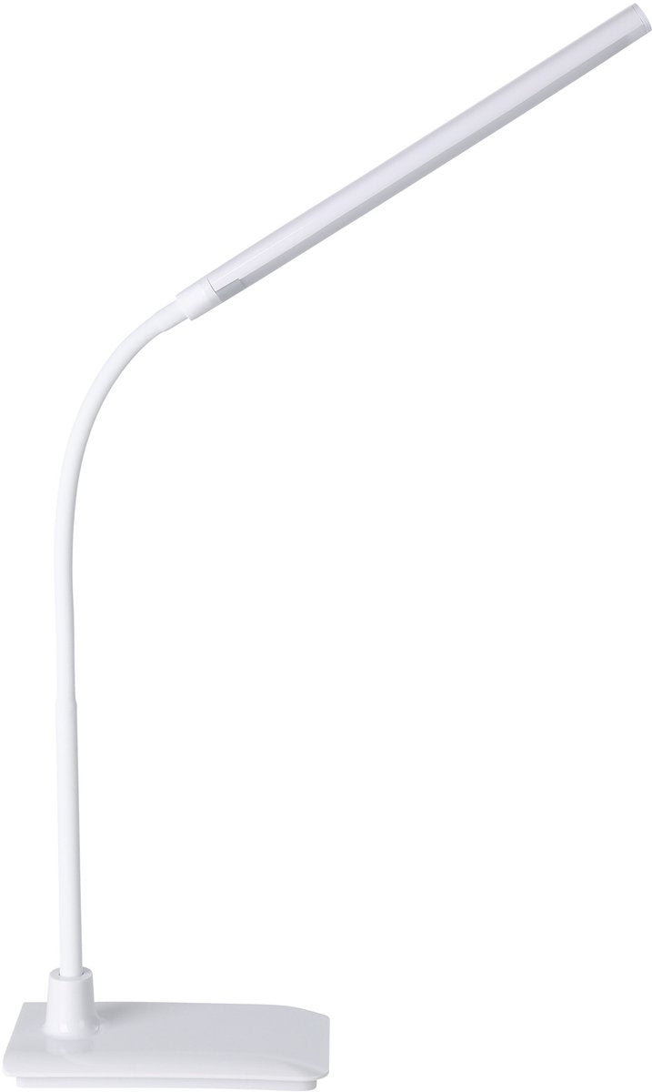 Lampe de table Eglo laroa - lampe de bureau - LED - 48 cm - blanc - dimmable - inclinable