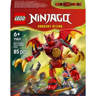 LEGO Ninjago 71851 Pack de combat Mech Dragon de Kai | 2 pièces