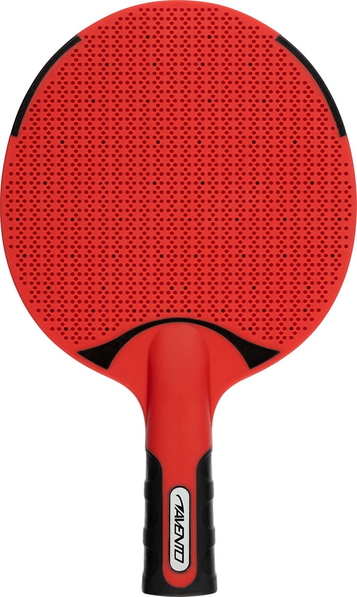 Raquette de tennis de table Avento - extérieur - noir rouge