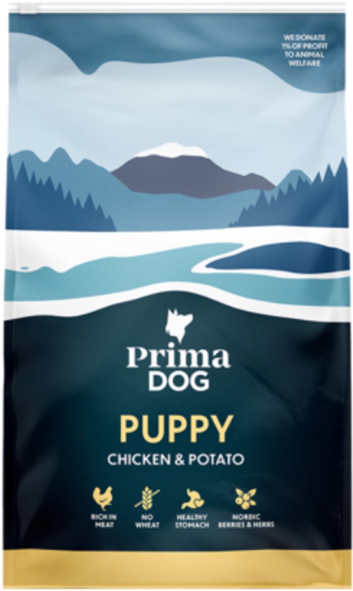 Primadog nourriture pour chiots poulet pomme de terre - 3 kilos