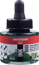 Bouteille d'encre acrylique Amsterdam 30 ml vert olive foncé 622