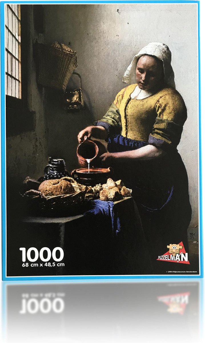 Puzzle Rijksmuseum la laitière - Johannes Vermeer (puzzle 1000 pièces)