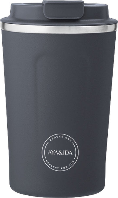 Aya ida aya ida - cup2go - tasse thermos - tasse à café - café à emporter - tasse de voyage - à emporter avec soi - 380ml - bleu marine