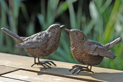 Boltze home figurine oiseau spatz h6cm polyrésine