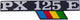 Autocollants badge Rms px125e